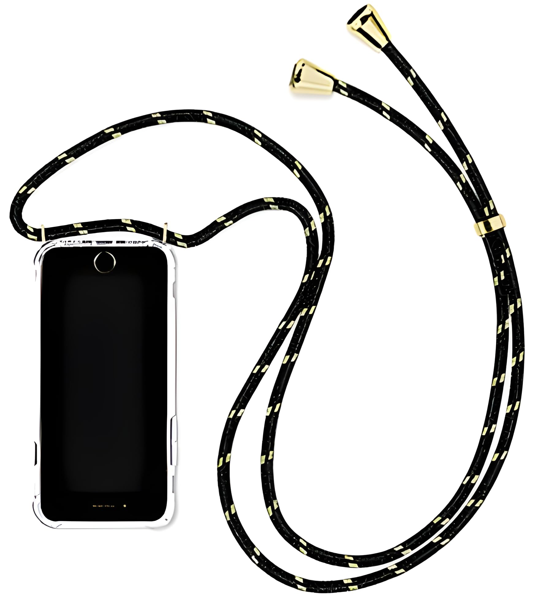 iPhone 15 Crossbody Case Cell Phone Lanyard for around the shoulder, Phone Safety Adjustable Phone Strap, Best Smartphones Lanyard with Full Coverage Case