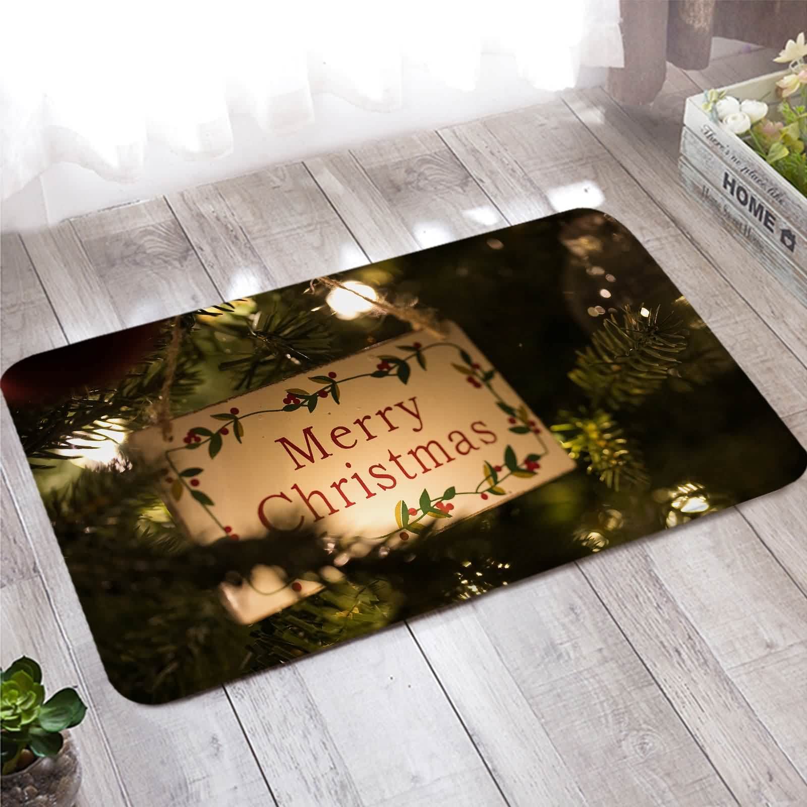 Tapis entree automne absorbant avec grattoirs a chaussures 60x180