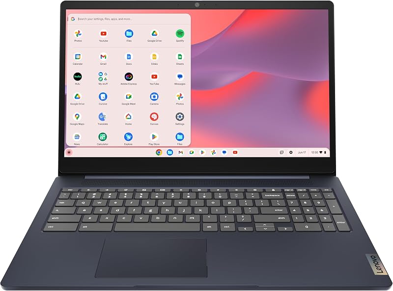 Lenovo IdeaPad 3i Chromebook, 15.6” FHD Display, Intel Celeron N4500, 8GB RAM, 64GB eMMC, 1920x1080 px, 720p Camera, Chrome OS, Abyss Blue image 2