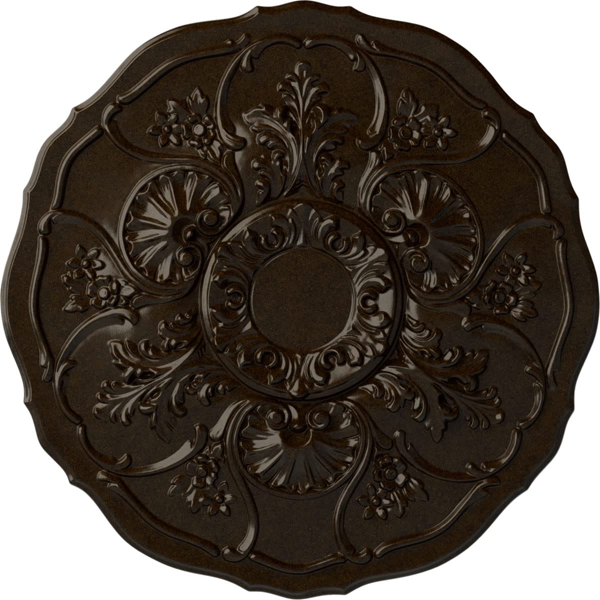 Ekena Millwork CM22CNBZS 22-1/2 x 1-1/2 Cornelia Ceiling Medallion, Bronze