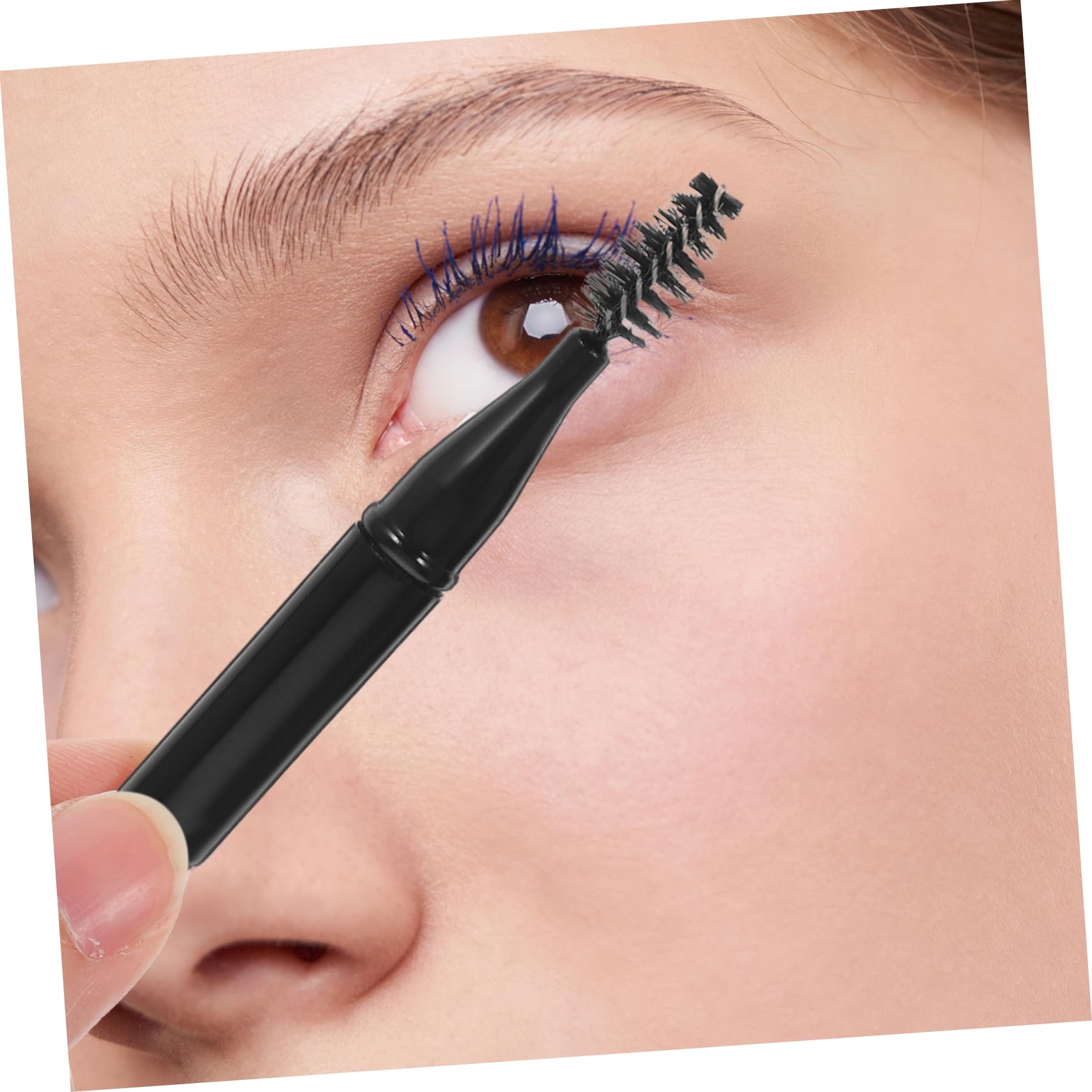 HAPINARY Compact Eyebrow Mascara Wands Lash Brush Comb Small Lightweight for Touch-ups Safe Stylish