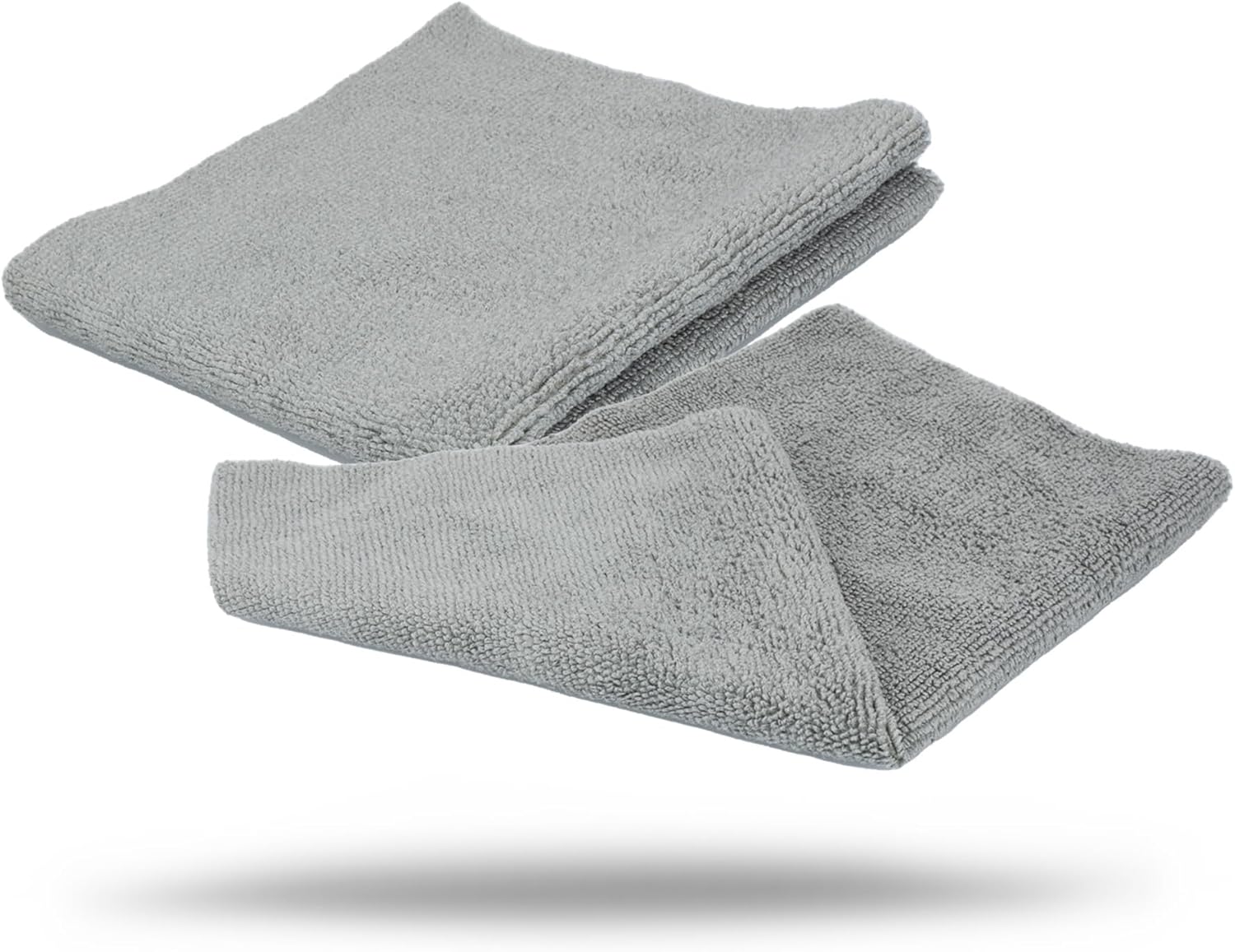 Maxshine 50-Pack Universal Microfiber Edgeless Utility Towels 12”x12” (260GSM) | Lint-Free, Scratch-Free Cleaning Cloths for Auto, Boat, Marine, Garage, Home & Professional Detailing Use