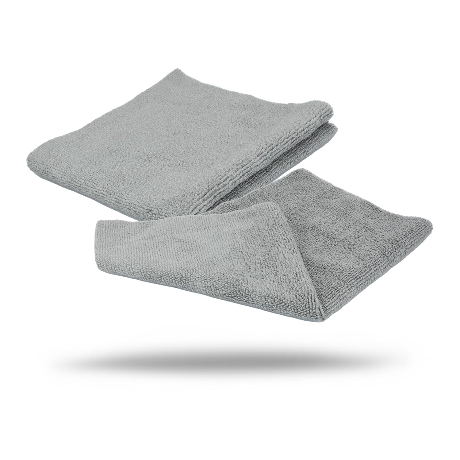 Maxshine 50-Pack Universal Microfiber Edgeless Utility Towels 12 x12 260GSM Lint-Free Scratch-Free Cleaning Cloths for Auto Boat Marine
