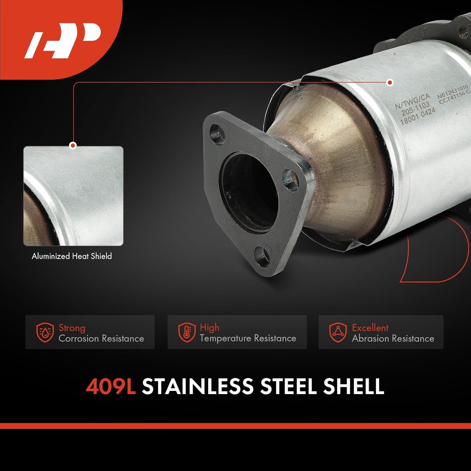 A-Premium Front Catalytic Converter with Gasket Kit Direct-Fit Compatible with Mazda 1999-2003 Protege, 2002-2003 Protege5, 1.6L 1.8L 2.0L, E.P.A. Compliant