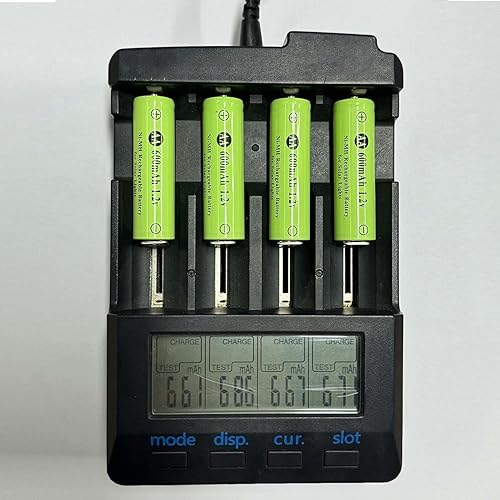 Miniatura 3 de Ni-MH Baterías AA recargables, pilas solares AA de 600 mAh 1.2 V para paisajismo de jardín, luces solares al aire libre, luces de cadena, luces de