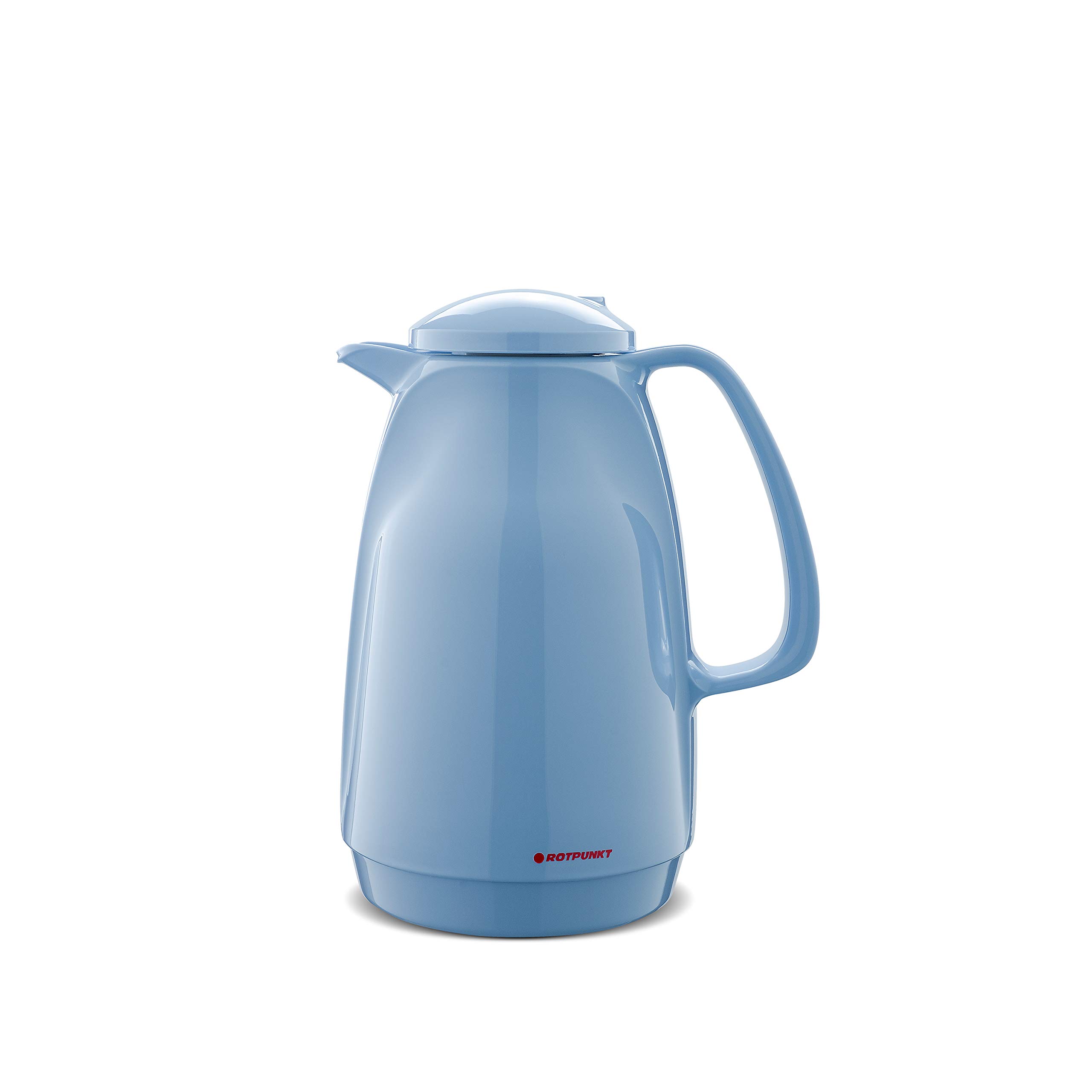 ROTPUNKT Thermos 225 Bella, 0,5 l, tappo a vite a doppia funzione, senza BPA, per bere sano, prodotto in Germania, caldo e freddo, inserto in vetro, baby smurf