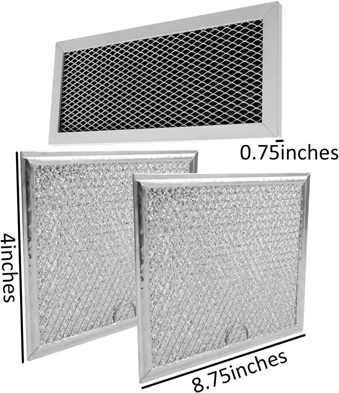 Easy Install Active Carbons Replacement Filter for ME19R7041 Series Microwaves Improves Air Microwave Outlet Filter Replacement
