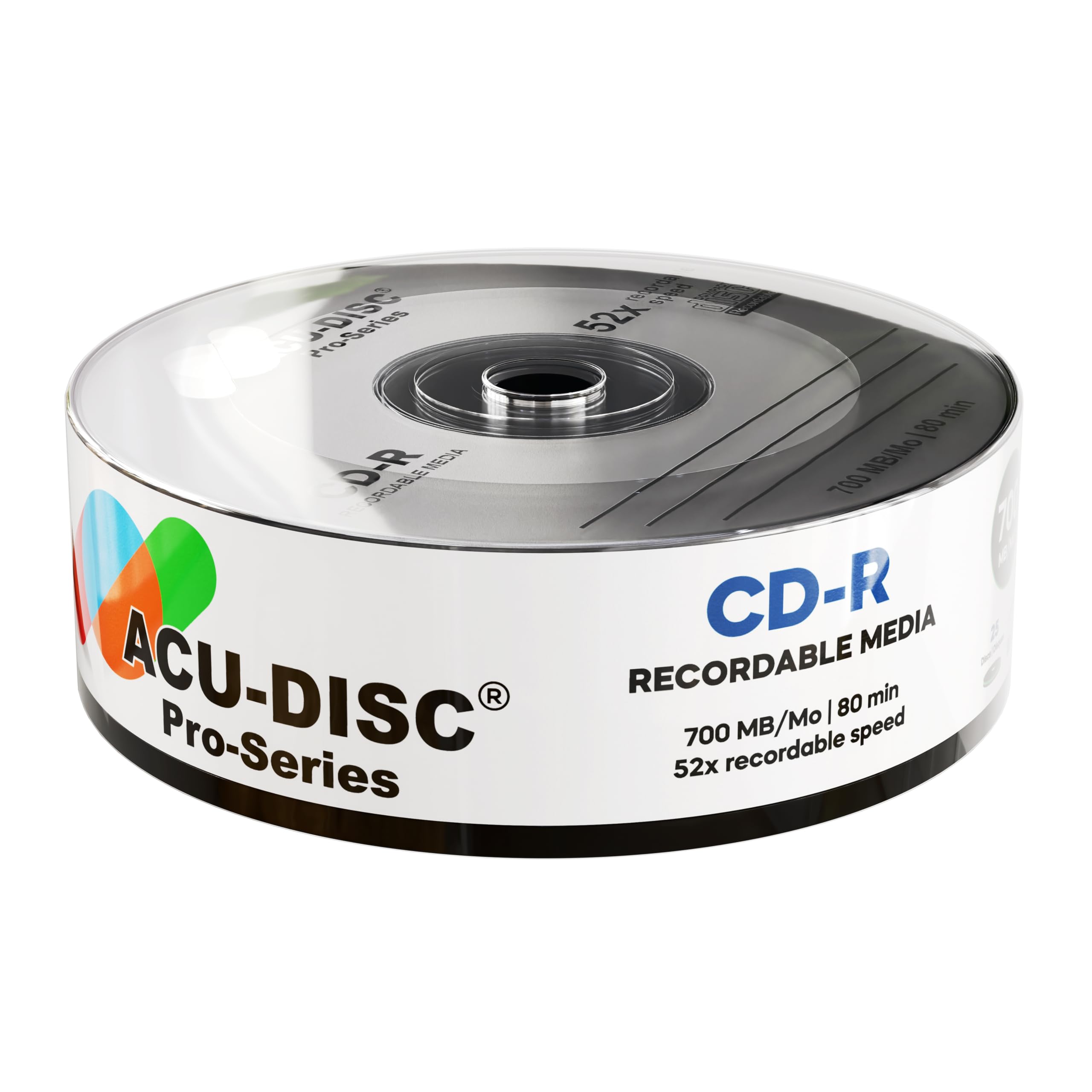 Pro-Series CD-R80 Lot de 25 disques vierges 700 Mo 52x Protection UV