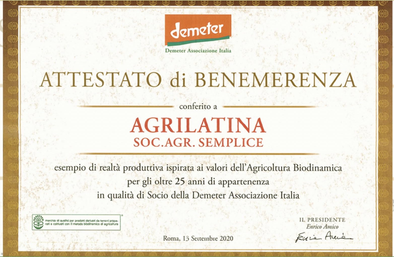 Patate Dolci Biodinamiche DEMETER 6kg