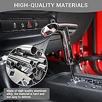 Vista 3 de Pomo de palanca de cambios de metal con mango en T para Jeep Wrangler 2008-2014, Liberty/Durango 2011-2014, Grand Cherokee 2011-2013, Dodge Ram