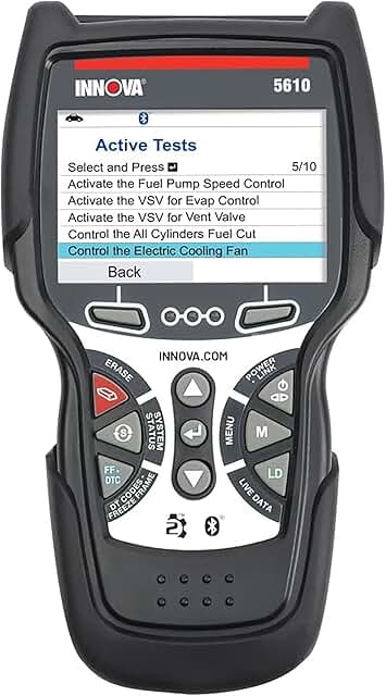 Innova 5610 OBD2 Bidirectional Scan Tool - Understand Your Vehicle, Pinpoint What's Wrong, and Complete Your Repairs with Less Headache, Updates Included, US-Based Technical Support