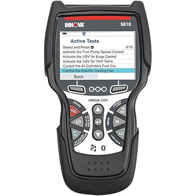 Innova 5610 OBD2 Bidirectional Scan Tool - Understand Your Vehicle, Pinpoint What's Wrong, and Complete Your Repairs with Less Headache, Updates Included, US-Based Technical Support