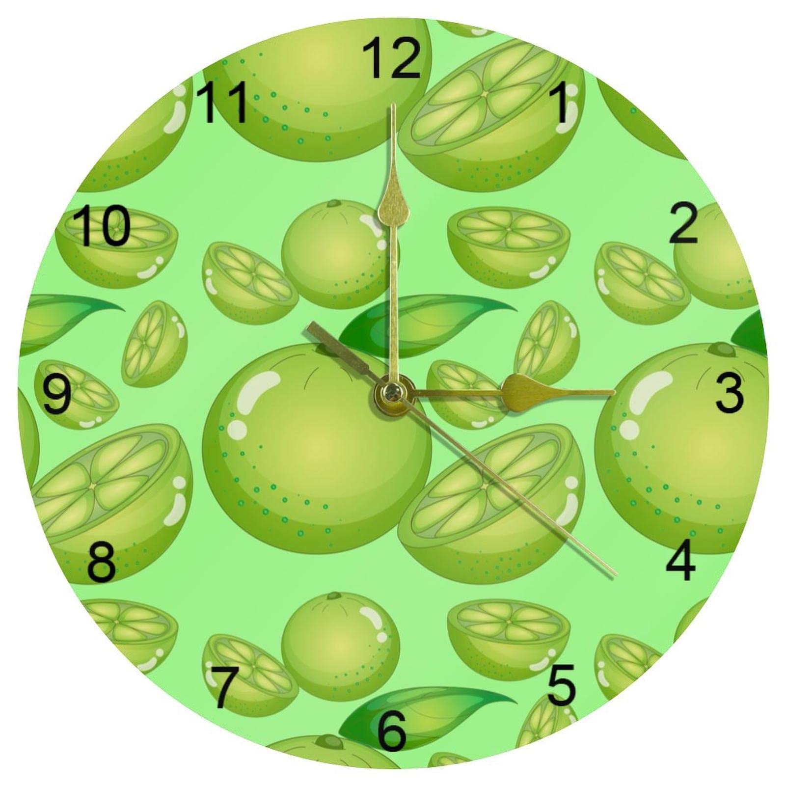 Horloge murale lisible à grands chiffres pour toute la famille