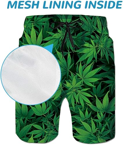 Miniatura 5 de Men's Swim Trunks Quick Dry 3D Printed Beach Board Shorts with Pockets Cool Mesh Lining Bathing Suits