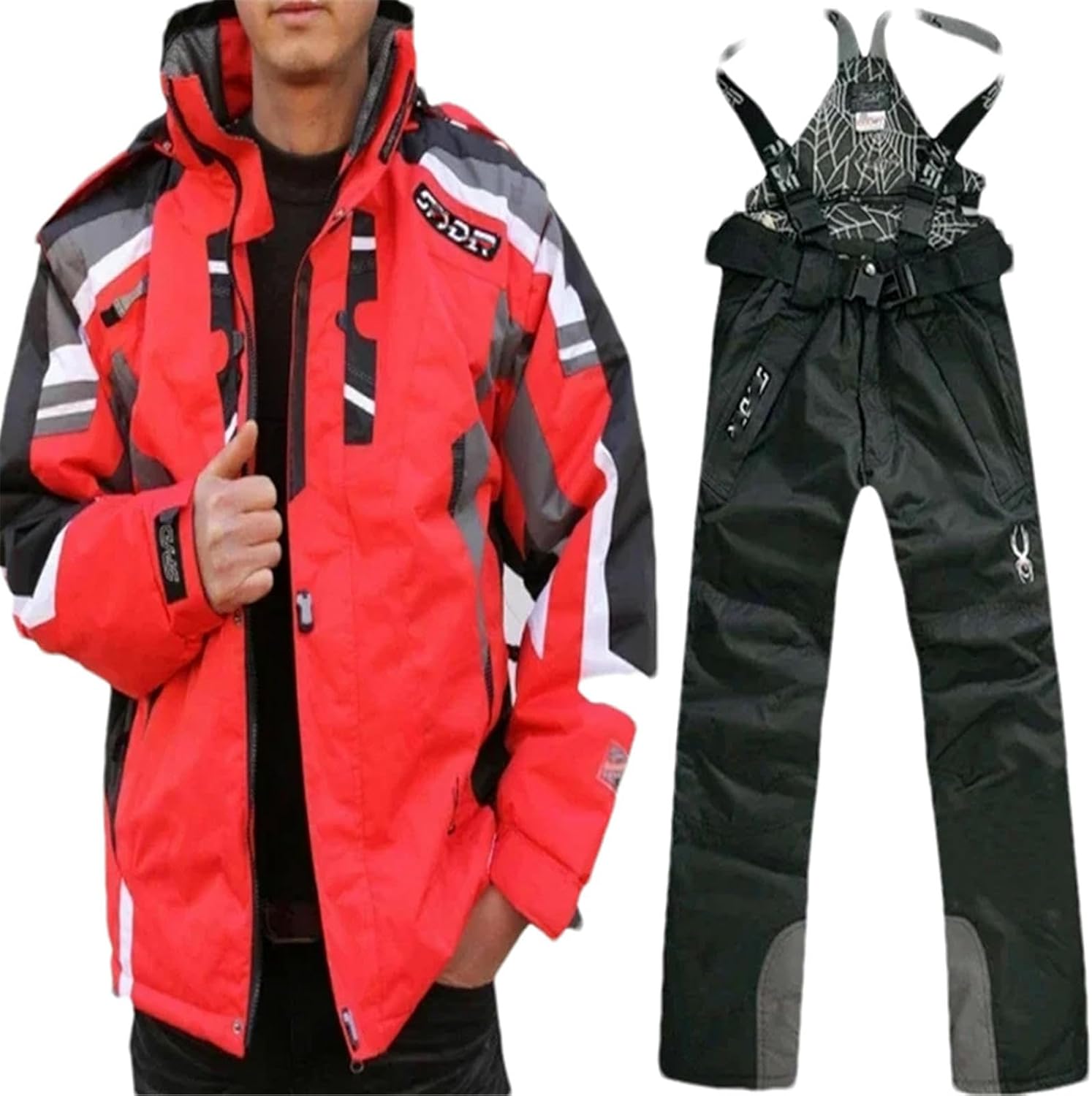 Men Ski Suit Jacket Waterproof Warm Snow Suit