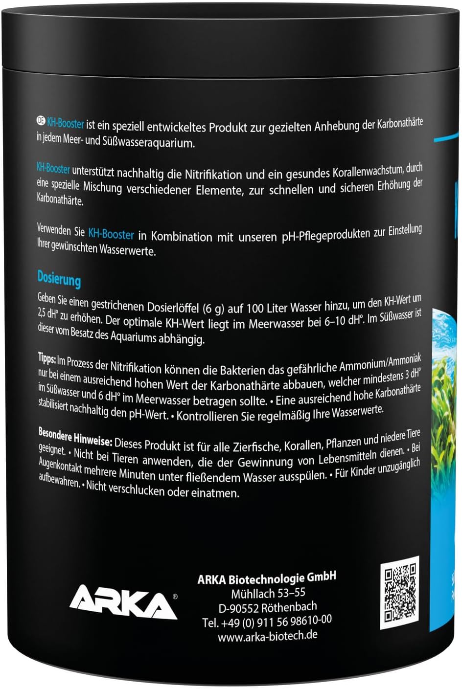 ARKA KH Booster (Carbonate Alkalinity) - 35 oz. (1,000 gr), (CABLG)