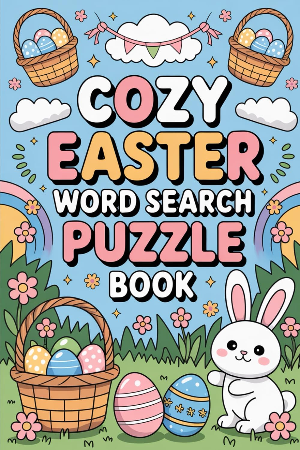 Cozy Easter Word Search Puzzle Book: Satisfying Activity Challenge Collection