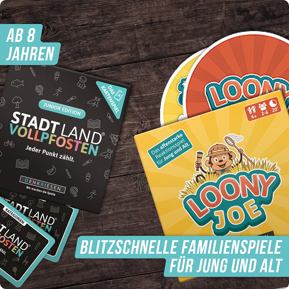 DENKRIESEN - RANKLOTZEN - „Auf Die Klötze, Fertig, Los!" | Ab 2 Spieler