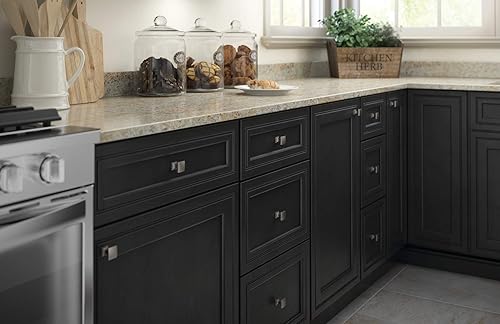 Miniatura 3 de Franklin Brass P41758K-FB-C Pomo Lombard de 1" (25 mm), 1 pulgada1 pieza, negro mate (paquete de 2)