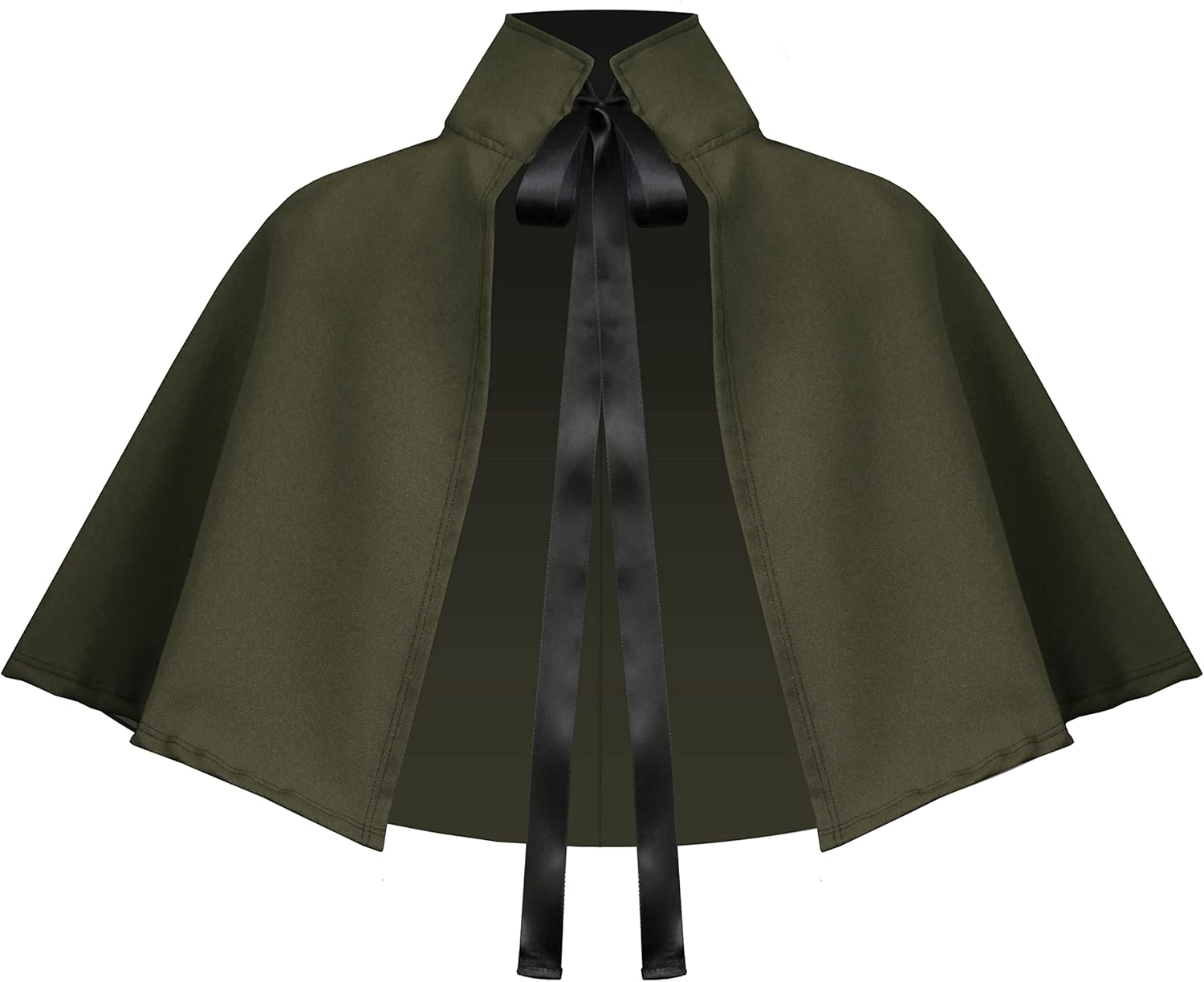 Victorian Gothic Renaissance Medieval Lolita Steampunk Collar Capelet Women's Short Cape Cloak