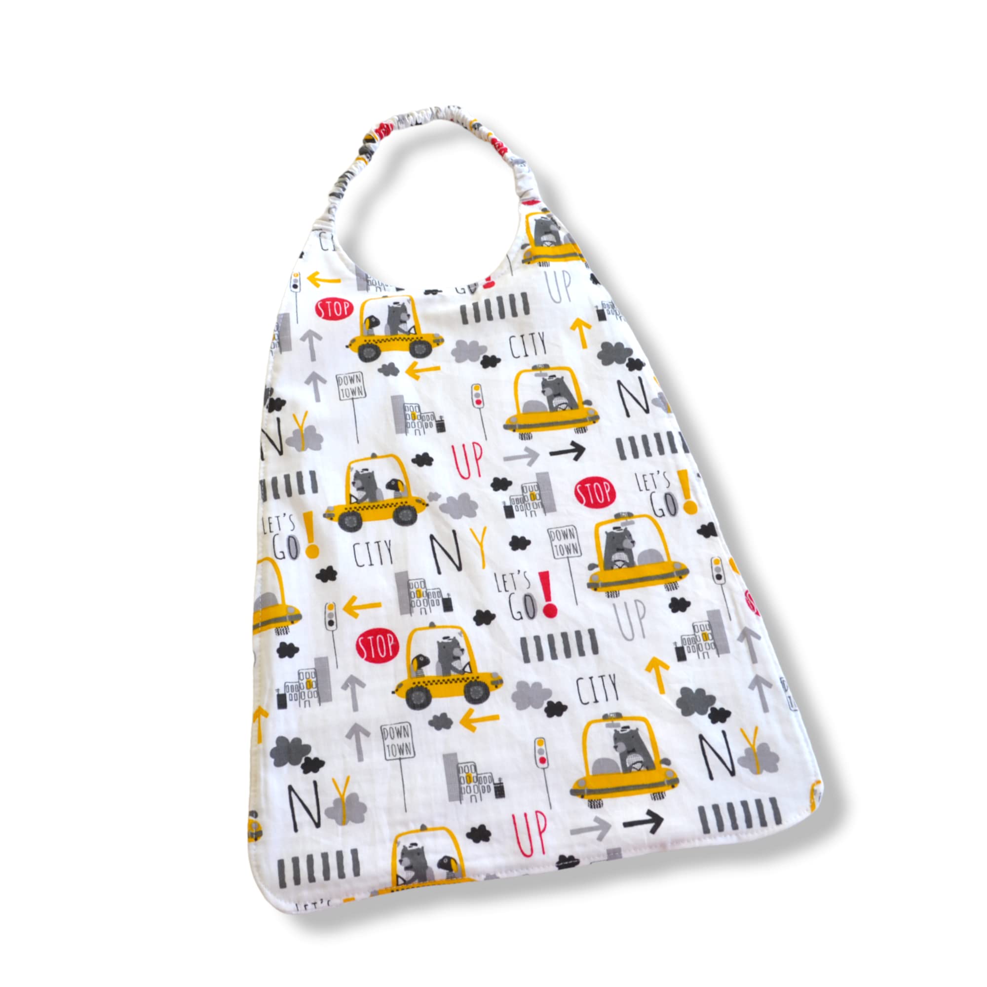 Lot de 2 serviettes bavoir élastique enfants pour la cantine