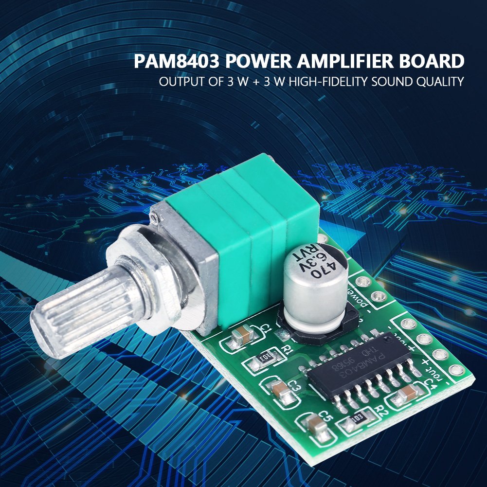 Amazon.co.jp: Akozon PAM 8403 5V 電力 オーディオ アンプ ボード USB
