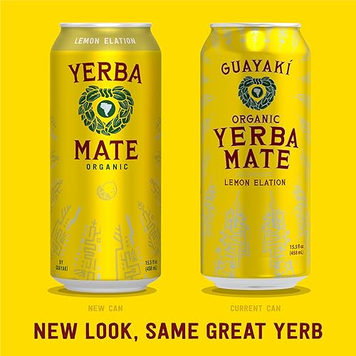 Miniatura 3 de Guayaki - Yerba Mate con limón orgánico 16 onzas líquidas 12 unidades