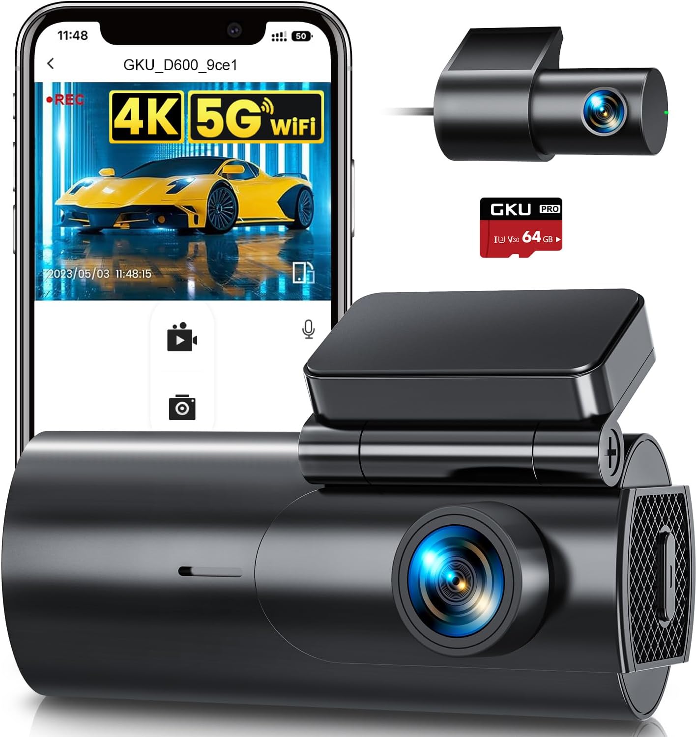 GKU Dash Cam Front