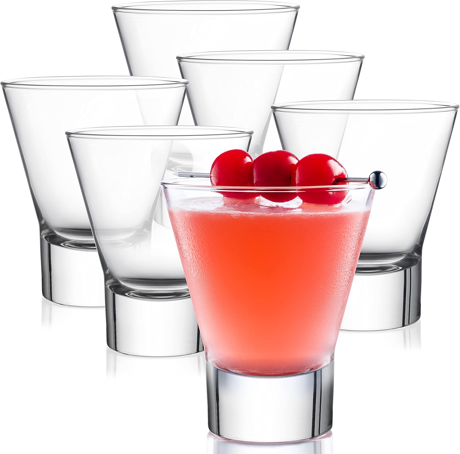 Bormioli Rocco 6Pack YPSILON Cocktail Glasses set 8.5