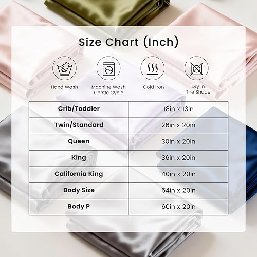 Miniatura 8 de THXSILK Funda de almohada de seda de morera 100 % natural para cabello y piel, grado 6A, 1 paquete, fundas de almohada de seda de morera con cierre