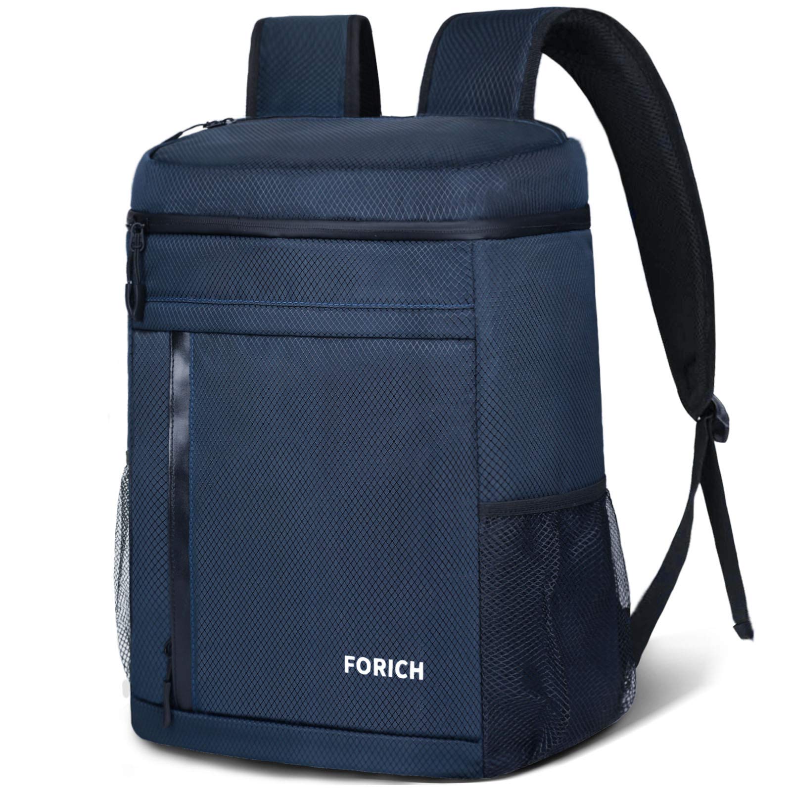 FORICH Cooler Backpack Soft Backpack Cooler Bag Leak Proof Insulated Cooler Backpacks to Beach Camping Hiking Picnic Work Lunch Travel for Men Women (Y - Blue)