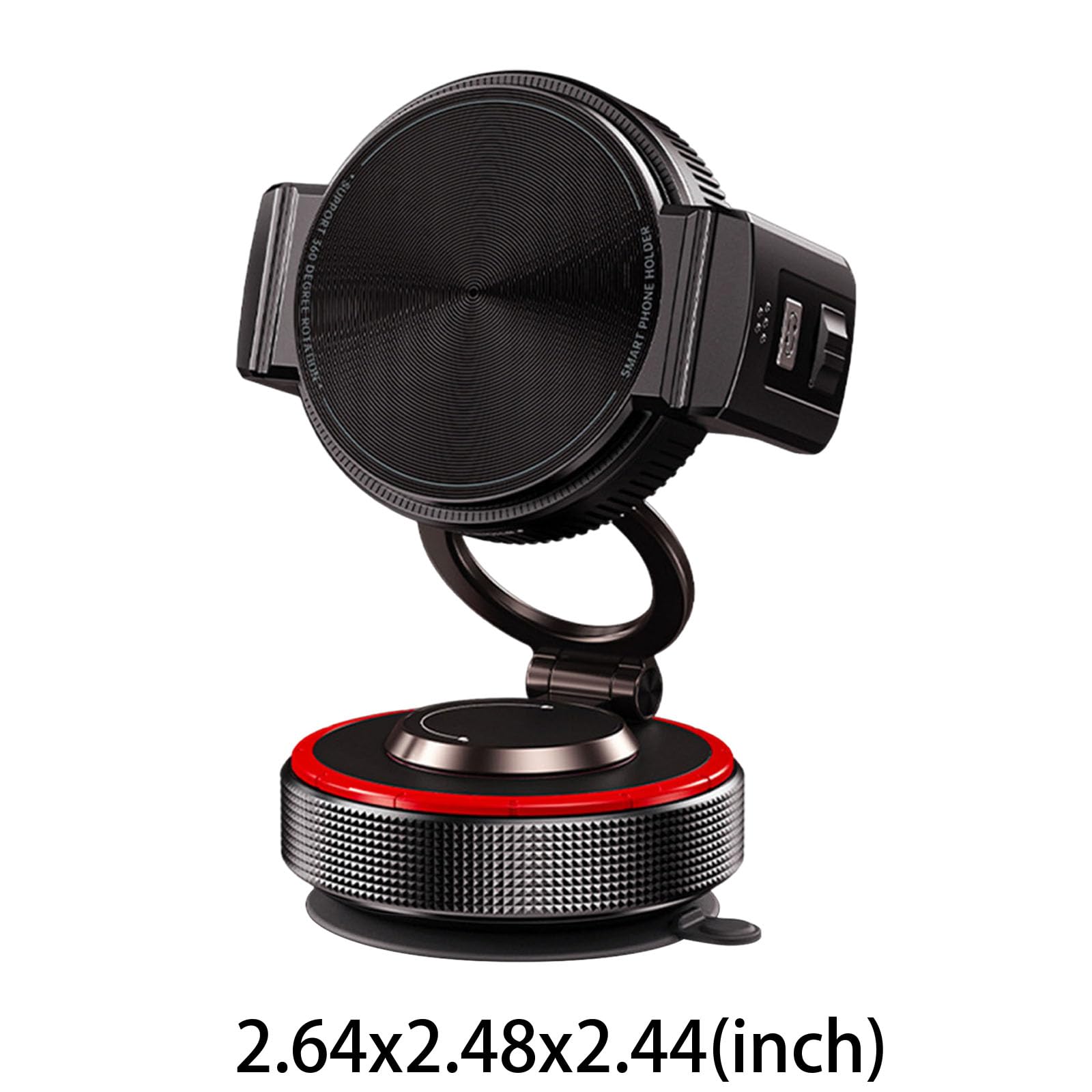 Soporte magnético para teléfono de coche con rotación de 360 grados, base antideslizante para una conducción segura y uso en la oficina