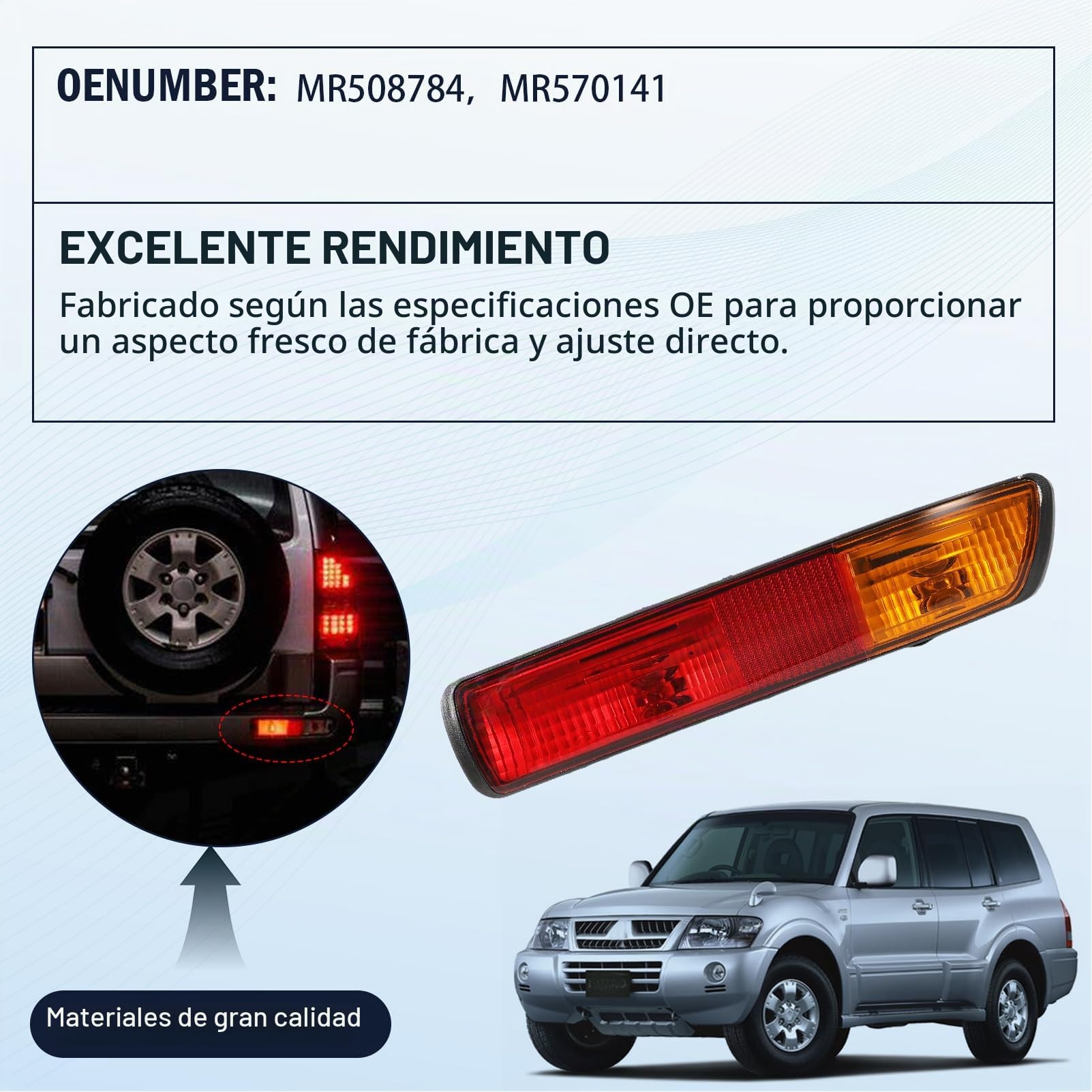 Piloto Trasero Derecho para Pajero Montero Shogun 3 V73 6G72 V75
