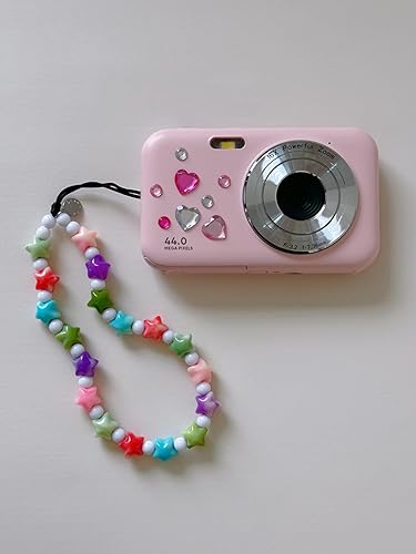 Miniatura 35 de Drawwind Correa universal con cuentas para teléfono, correa universal para teléfono celular, bonita pulsera de muñeca, cadena de cuentas, accesorios