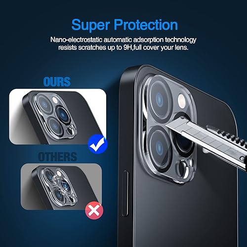 Miniatura 26 de ORIbox Protector de pantalla de vidrio templado antiarañazos para iPhone 11, paquete de 2 protectores de pantalla de vidrio templado antiarañazos