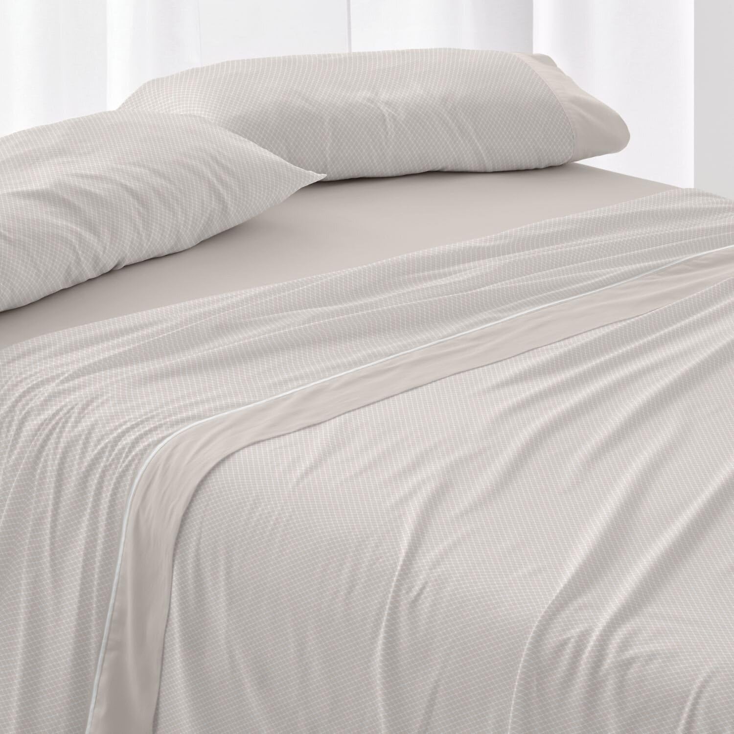 Parure de lit en coton 90 cm Burrito Blanco pour une chambre douce couleur sable
