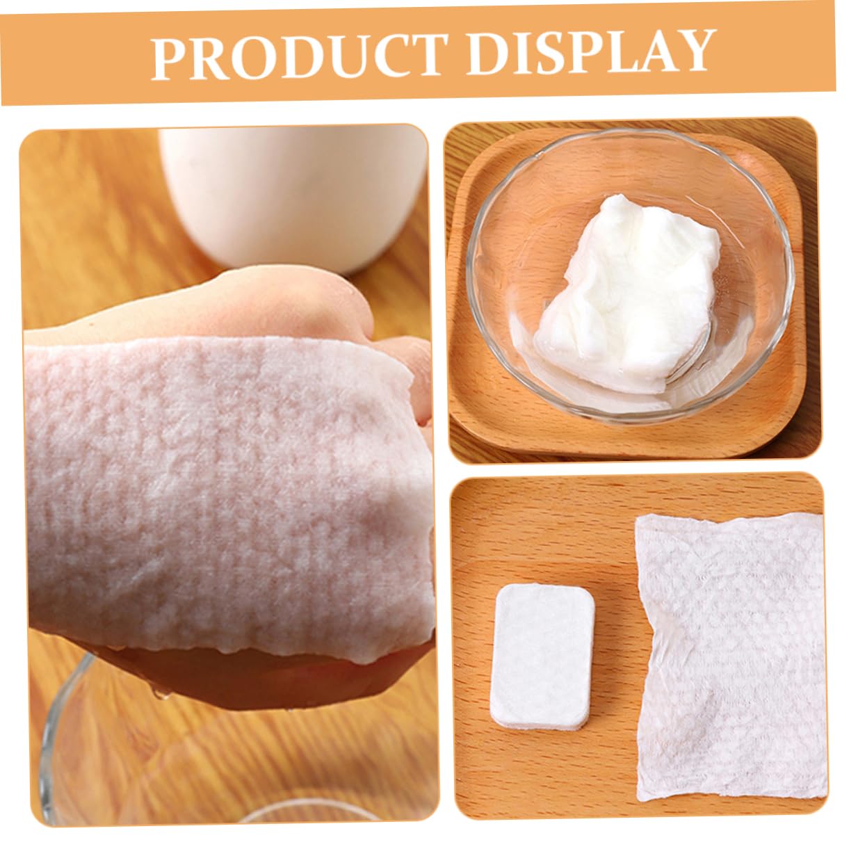 Housoutil 1packung Komprimierte Gesichtspads Vielseitige Reinigungs Und Make-up-entferner-pads Für Sanfte Hautpflege Und Entfernung Von Unreinheiten