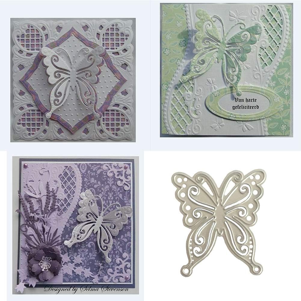 Cutting Dies Muzhili3, Butterfly Metal Cutting Die DIY Scrapbooking Paper Craft Card Embossing Stencil