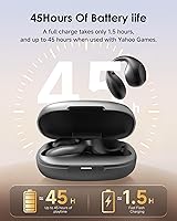 Vista 6 de Auriculares King Lucky de clip, auriculares de oído abierto con almohadilla de aire cómoda, inalámbricos Bluetooth 5.4 multipunto, auriculares