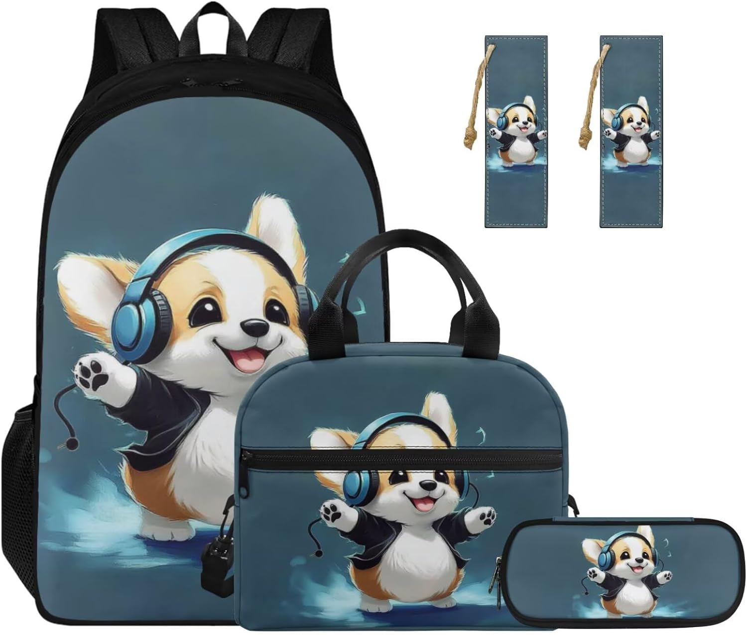 Ystardream Cool Cheetah Backpacks for Boys Elemenatry School Backpack with Lunch Box Pencil Case Bookmark 4 Pcs Book Bag Preschool Back Packs with Side Pockes Schoolbag for Kids Boys Travel Daypack