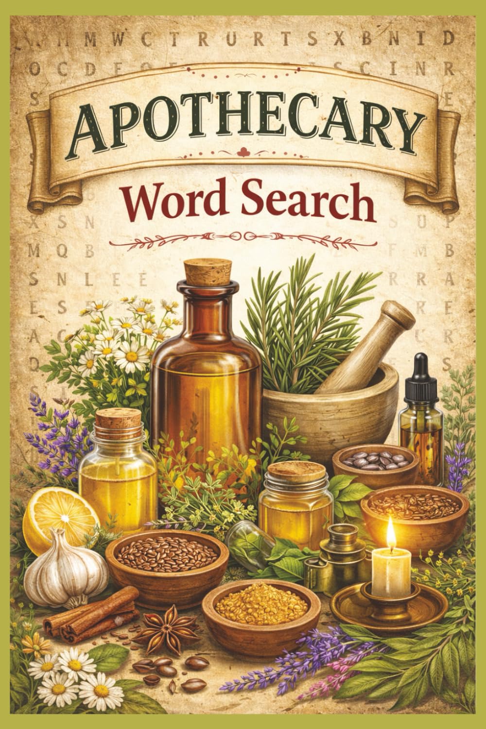APOTHECARY: Word Search: 50+ Easy to Read Word Searches Featuring Apothecary Themes, search for Herbs, Remedies and Potions, perfect for any occasion.