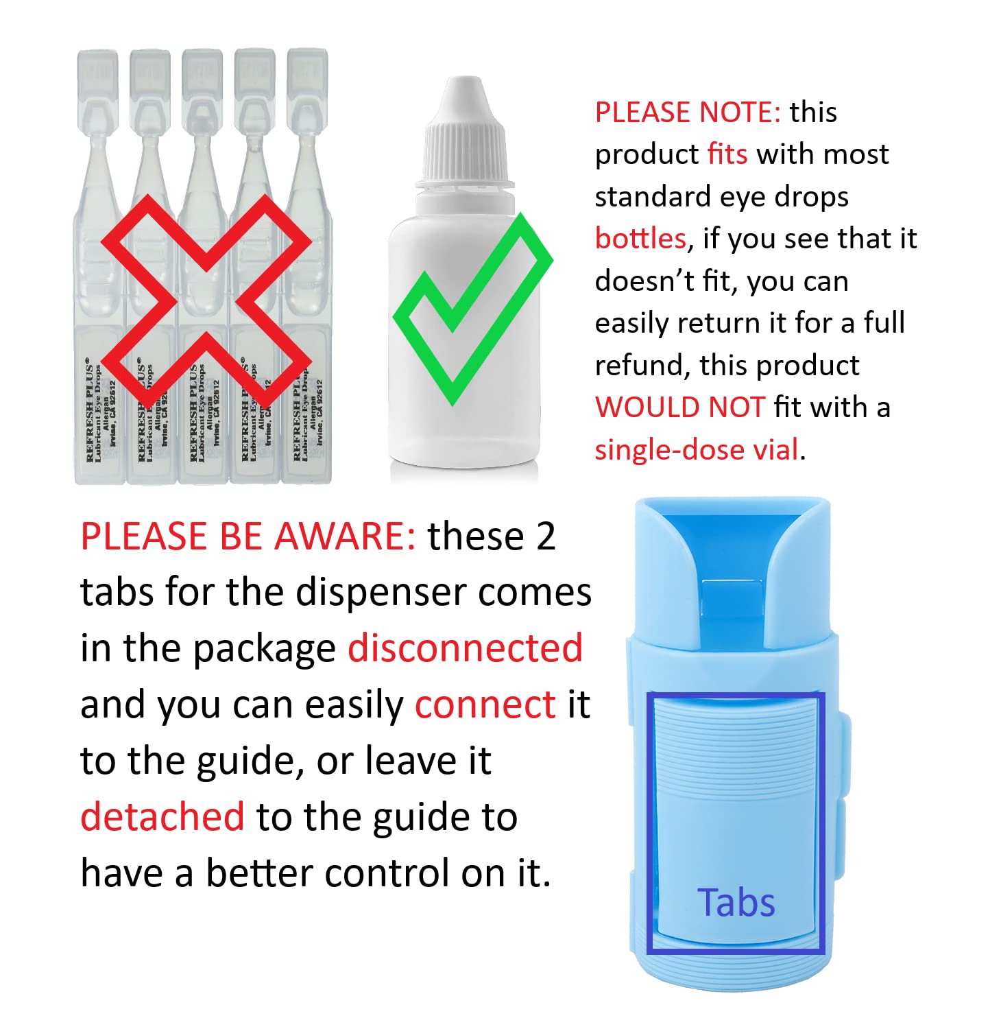 Buy Peermax Drop Direct Eye Drop Dispenser Eye drop guide aid for