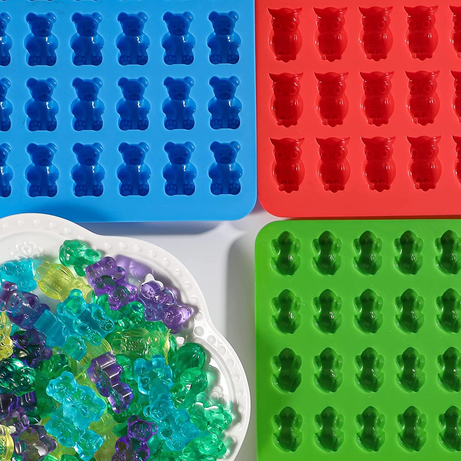 Moule à Sucettes En Silicone Forme Grenouille - 8 Cavités, Avec 20 Bâtonnets - Pour Chocolat, Bonbons, Glaçons, Résistance -40°C à +446°C - 4