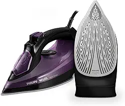 Philips Walita Roxo Ferro a Vapor Série 5000 - Vapor contínuo até 45 g/min - SteamGlide Plus - Jacto de vapor até 180 g - 2000W (DST5030/80), 220v