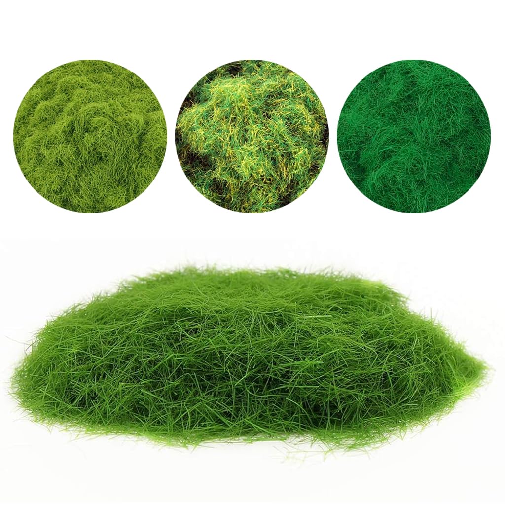 4 Pack Artificial Grass Powder, Artificial Green Grass Mat, Realistic Artificial Grass Carpet, Multi Color Artificial Grass Mat for Decoration, Fake Grass Carpet, Garden Grass Carpet Decor-image-17