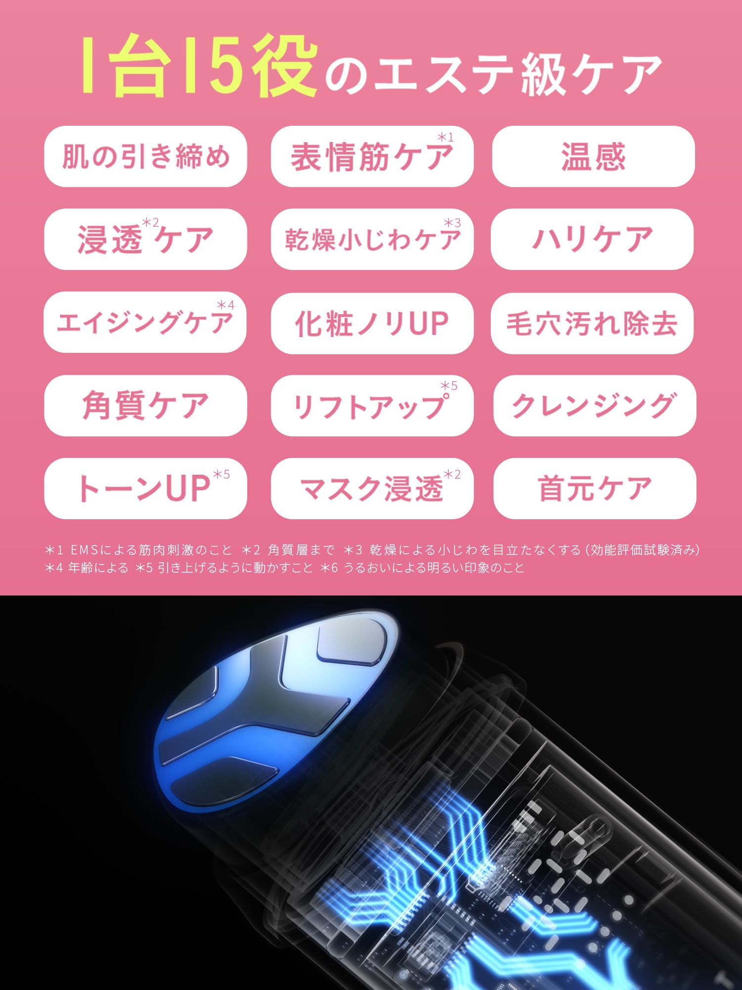 Amazon.co.jp: Yunth ユンス Deep Boost PINK ピンク 美顔器 浸透*1型