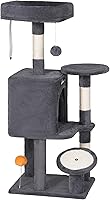 Vista 9 de FourFurPets 27.6-Inch Cat Tree, Cat Tower for Indoor Cats, Cat Condo for Large Cats, Small Cat Tree with Scratching Post, Toy Balls, for Kittens, 2