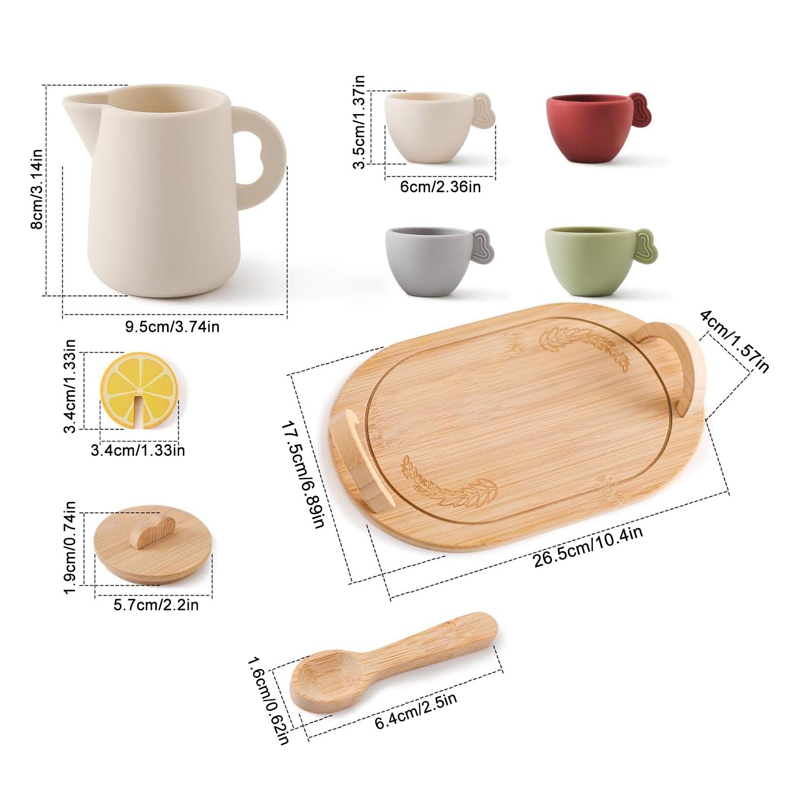 Mamabrum Glacier en Bois avec Machine à Café pour Enfants, 15 pièces (MAM146 COFFEE BAR) au meilleur prix sur