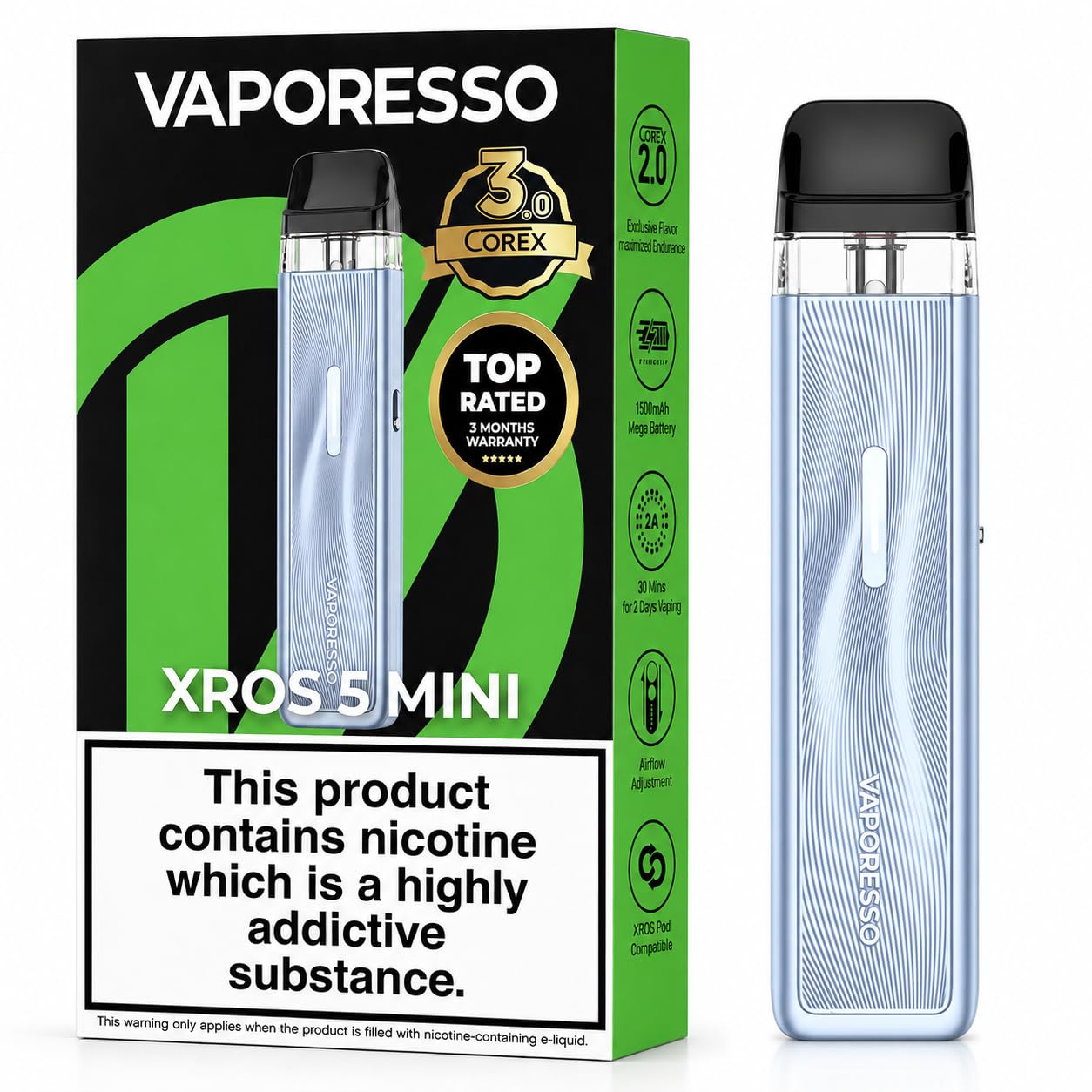 VAPORESSO XROS 5 Mini Pod Kit [Sky Blue]