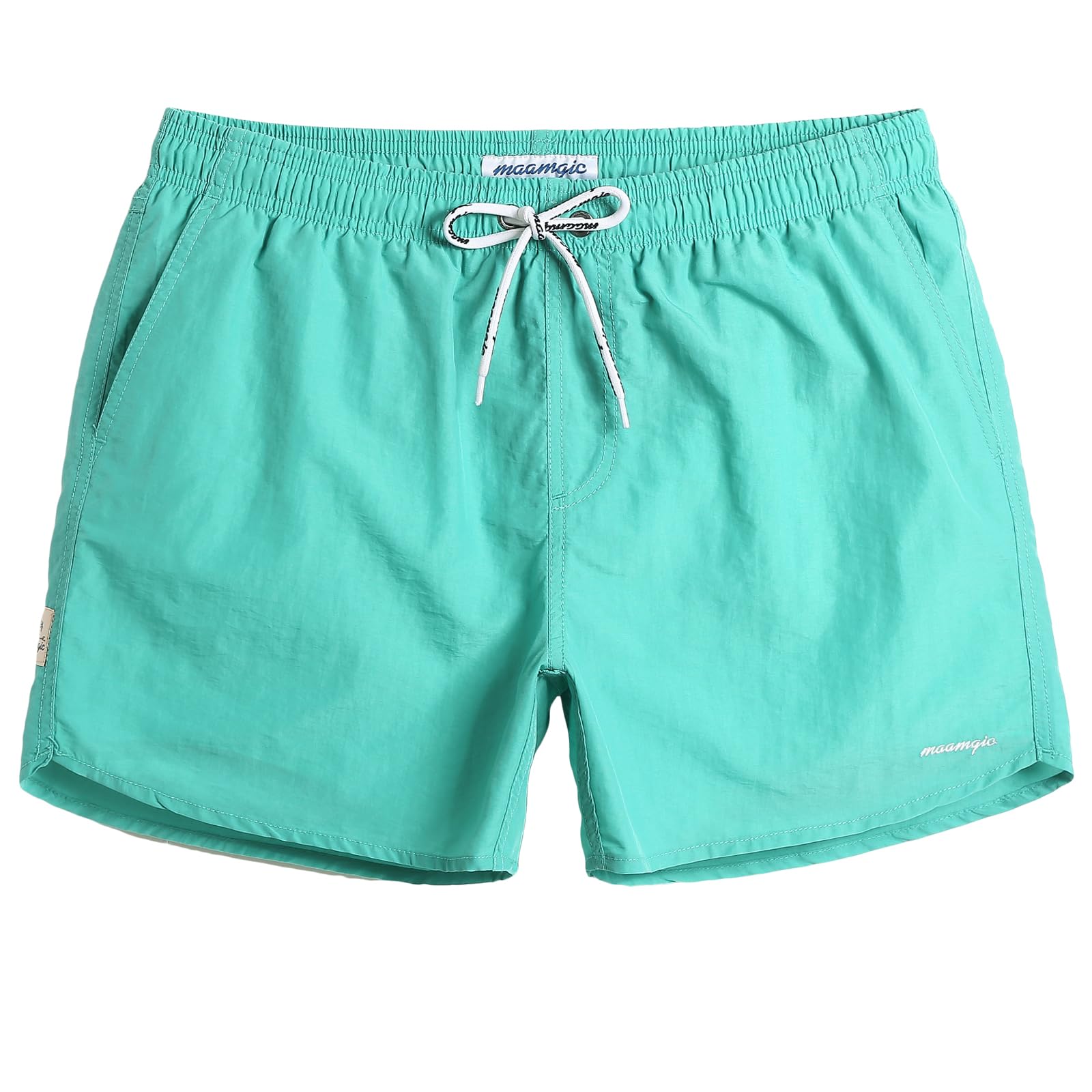 MaaMgic Mens Swim Trunks with Mesh Lining Quick Dry Mens Bathing Suit Shorts — view 24